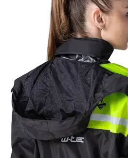 W-TEC Rinstop pláštenka čierna-fluo - M