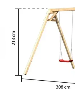Detská sada hojdačiek Dekorhome
