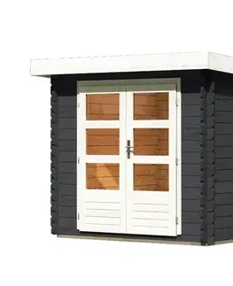 Drevený záhradný domček BASTRUP 2 Lanitplast