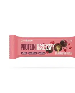 Protein energy balls - Gymbeam jahoda vanilka