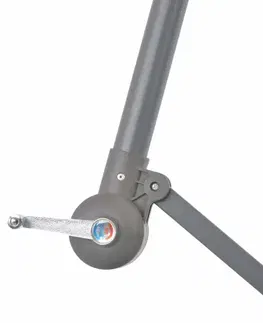 Konzolový slnečník s LED svetlami Ø 300 cm