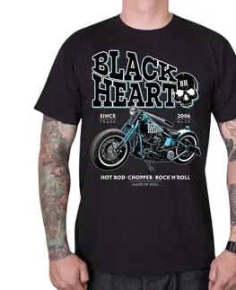 BLACK HEART Blue Bobber čierna - XXL
