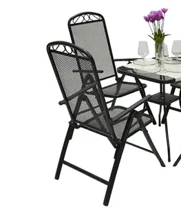 Kovová zostava OTTAWA 1+4 (60x60 cm)