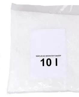 KONDELA EPS 10 náplň do sedacích vakov biela