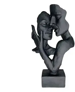 Estilo Home Stolová dekorácia 29x9x17 cm živica/čierna 5905623250847