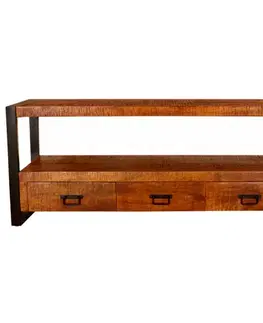 TV stolík Retro 150x60x45 indický masív mango