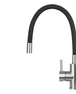 Concept BDC7138 - Drezová batéria s flexibilným ramienkom lesklý chróm/čierna BDC7138