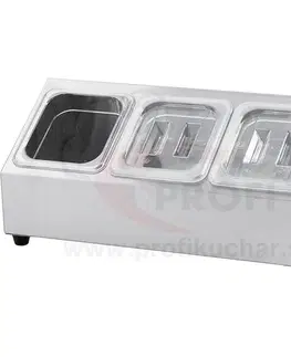 STALGAST Stojan na prísady 3 x GN1/6