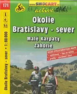Okolie Bratislavy - sever (Malé Karpaty, Záhorie) 1:60 000