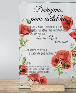 Dar pre učiteľa a učiteľku ku koncu školského roka ako poďakovanie