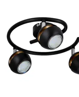 LED žiarovka Boni špirálová 3x3W gu10 čierna