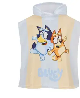 Detské pončo mikrovlákno Bluey 50x100cm Faro Tiahome