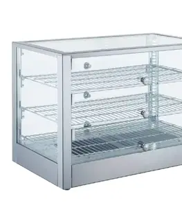  Ohrevná vitrína LINOREX® MINI – hranatá – 115 liter