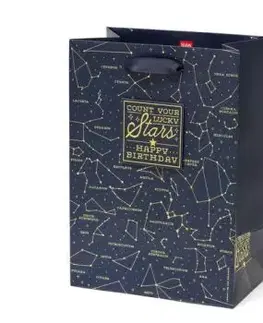 Legami Darčeková taška M Stars LET'S CELEBRATE
