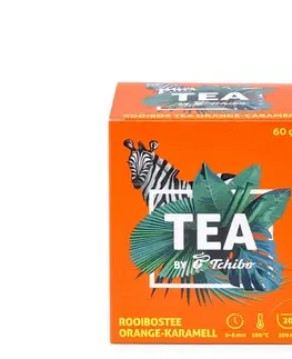 TEA by Tchibo čaj Rooibos s príchuťou pomaranča a karamelu - 8 x 20