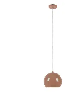 Markslöjd 108990 - Závesné svietidlo na lanku POP 1xGU10/7W/230V priemer 20 cm hnedé 108990