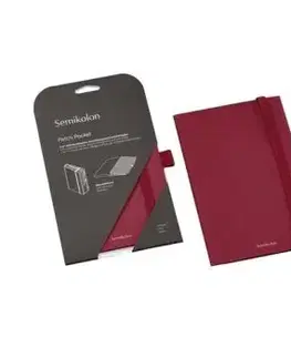 Patch Pocket, A5, Heritage Line Pure Semikolon, burgundy