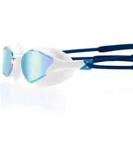 Aqua Speed Vortex Mirror White/Blue/Rainbow Mirror