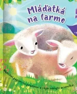 Mláďatká na farme - kniha s pružinkou