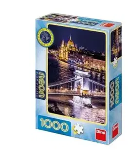 Puzzle Budapešť 1000 neon Dino