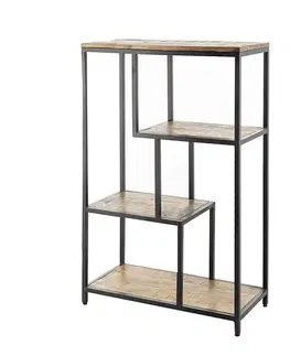 Dekoria Regál Loft III, 75 x 35 x 116 cm