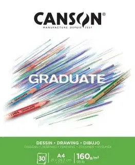 Canson Graduate Drawing white 160 g 30 listov A4