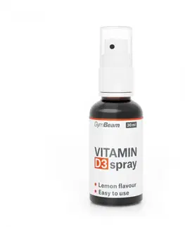 GymBeam Vitamín D3 Sprej 1000 IU citrón