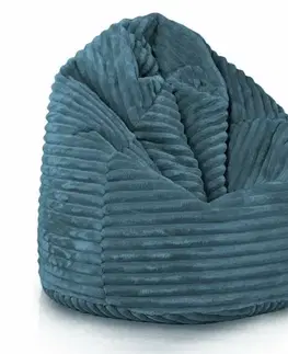 Sedací vak Bag Sako XL stripe TiaHome - Modrá