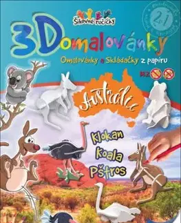 3D omalovánky Austrálie