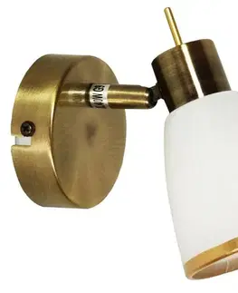 Patinovaná/biela nástenná lampa Lampa Regent