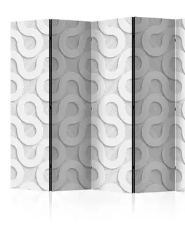 Paraván Grey Spirals Dekorhome
