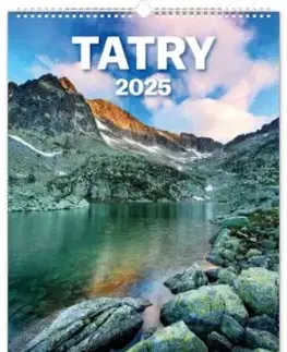 Nástenný kalendár Tatry 2025, 33 × 46 cm