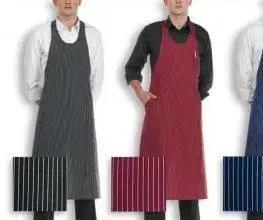 EGOCHEF Barmanská zástera vysoká EGOchef - rôzne farby/vzory Bordová