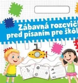Zábavná rozcvička pred písaním pre škôlkarov - s nálepkami
