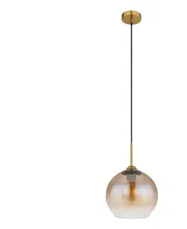 Globo 15788H - Závesné svietidlo JAMESSA na lanku 1xE27/60W/230V, mosadz 15788H