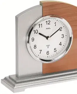 Rádiom riadené stolové hodiny AMS 5146 17cm
