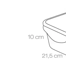Tescoma dóza FRESHBOX 3.0 l, štvorcová