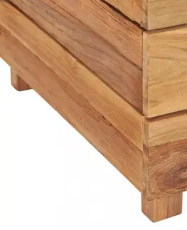 Záhradný kvetináč teakové drevo Dekorhome
