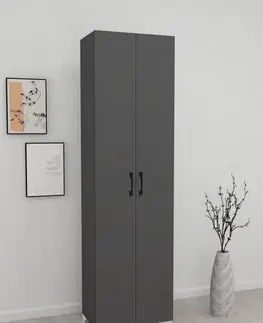 SOFT 8 dvojdverová komoda, antracit
