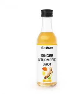 GymBeam Zázvorový shot s kurkumou bez príchute