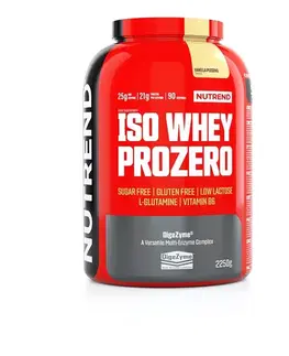 Nutrend ISO WHEY Prozero 2250 g pudingová vanilka