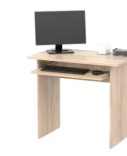 KONDELA Verner New pc stolík dub sonoma