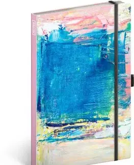 Notes Maľba, linajkovaný, 13 × 21 cm