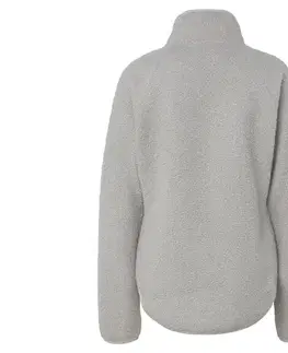 Bunda z hebkého flísu, sivá