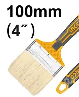 Kinekus Štetec plochý, plastový, 4", INGCO