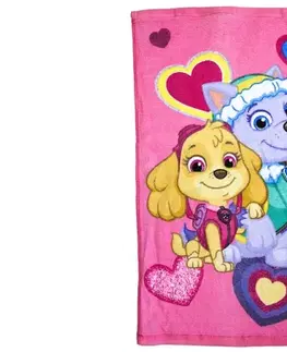 Detský uterák PAW PATROL ružový 30X50cm Setino Tiahome