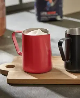 Kanvička na mlieko, čierna, 600 ml