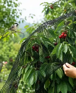 SKVELER Sieť proti vtákom, 6x10m, 35g, SKVELER, čierna