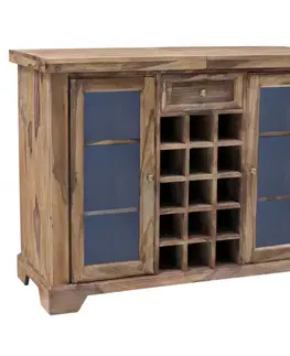 Barová skriňa 120x90x50 indický masív palisander