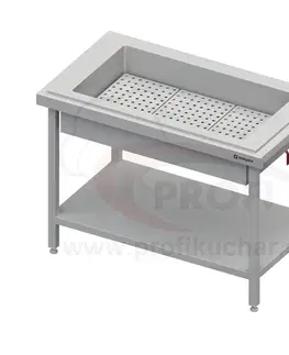  Neutrálny izolovaný stôl na ľad na 4x GN1/1
